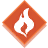 Fire element type icon for Palworld